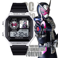 Kamen Rider Hàng hóa W Shiwang Build Dragon Rider Decade Axade Kuga Đồng hồ điện tử học sinh chống nước Kamen Rider Hàng hóa W Shiwang Build Dragon Rider Decade Axade Kuga Đồng hồ điện tử học sinh chống nước