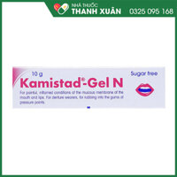 Kamistad-Gel N trị viêm, đau niêm mạc miệng