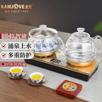 KAMJOVE/Bếp Vàng H10Ấm Đun Nước Tự Động Kiểu Yongquan Ấm Đun Nước Điện Thủy Tinh Điều Khiển Từ Xa Bếp Trà Điện