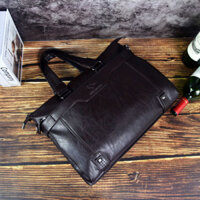 Kangaroo Da Thật Da Bò Kinh Doanh Cặp Túi Đeo Vai Thường Ngày Ngang Nam Túi Xách / Hạt 253.1