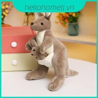 Kangaroo Nhồi Bông Dễ Thương Đồ Chơi Lông Tơ Sang Trọng Búp Bê Trẻ Em Quà Tặng Thiết Kế Tùy Chỉnh 27cm 60cm 35cm