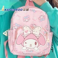 Kangaroo Sweet Schoolbag Phong Cách Nhật Bản Dopamine Girl Melody Kuromi Ba Lô Học Sinh Hello Kitty 8.7