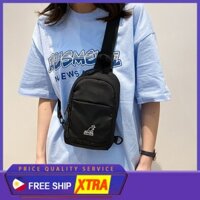 Kangaroo Túi đeo Chéo Bao Tử Nam Thời Trang Hàn Quốc Anti-Theft Canvas Túi Nhỏ