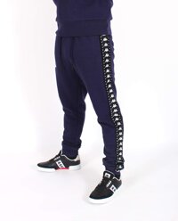 Kappa Mens Authentic Amsag Slim Cuffed Track Pants