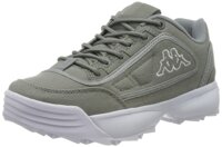 Kappa Men's Low-Top Sneakers, Weiß Grey White 1610, Womens 10