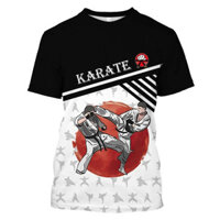 Karate Áo Nam Muay Thái Taekwondo Đồ Họa Áo Thun Tay Ngắn Thời Trang 774d2