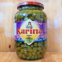 KARINA [LỌ TT LỚN 845g] NỤ BẠCH HOA NGÂM [SPAIN] Capers in Vinegar