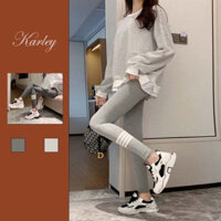 Karley Quần legging thom sọc ngang cá tính tôn dáng siêu đẹp - Hàng mới về