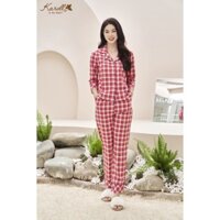 Karoll - Bộ thô kate tay lỡ quần dài pyjamas NH22.060