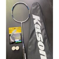 【KASON】Vợt cầu lông KASON TSF ENEAGY CHAIN 105 Ti Blue Vợt cầu lông đặc biệt cho cuộc thi Tang Hsien Hu Free String Bag Grip