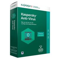 Kaspersky Anti Virus-3 PC / 1 Năm
