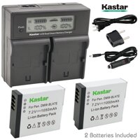 Kastar LCD Dual Fast Charger & 2 x Battery for Panasonic DMW-BLH7 DMW-BLH7E DMW-BLH7PP Work with Panasonic Lumix DMC-GM1 DMC-GM1K DMC-GM5 DMC-GF7 C...