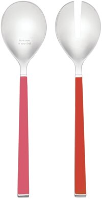 kate spade new york Juno Drive Salad Set - Pink/Flame - 2 ct
