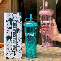 [KATINAT] Ly Ngàn Sao Lấp Lánh Katinat - Dung Tích 700ml, Ly Nhựa 2 Lớp Cách Nhiệt