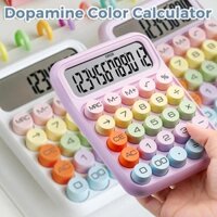 Kawaii Máy Tính Mới 12 Chữ Số Phím Lớn Linh Hoạt Bàn Phím Học Sinh Máy Tính Bé Trai Và Bé Gái Màu Kẹo Văn Phòng Cho Kế Toán Tài Chính
