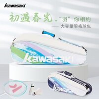 Kawasaki Kawasaki24Túi Cầu Lông Năm, Ba Lô Đeo Một Vai, Túi Vợt Quần Vợt Nam Nữ, Thiết Bị Cầu Lông Siêu Lớn