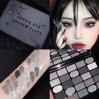 Kaxier Dark Series Eyeshadow Palette Matte Pearlescent Color Rendering Fine Flash Retro Khói Trang Điểm 25 Màu