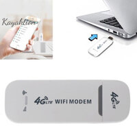Kayaktion 4G LTE USB không dây Dongle Băng thông rộng di động 150Mbps Modem Stick Bộ định tuyến thẻ Sim Đẹp