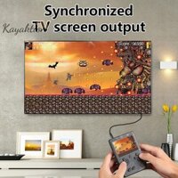 Kayaktion Retro Di Động Mini Cầm Tay Máy Chơi Game Video 8 Bit 3.0 Inch Màu LCD Trẻ Em Màu Chơi Game Tích Hợp 500 Trò Chơi Đẹp