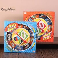 Kayaktion SPIN Card Board Game Tốc Độ Nhanh Gia Đình Board Game Vui Nhộn Giải Trí Poker Xếp Chồng Đồ Chơi Cho Trẻ Em Sinh Nhật Halloween Quà Tặng Đẹp