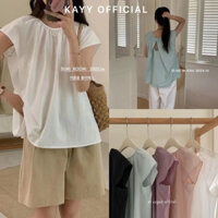 KAYY. Áo tay hến khoét lưng _ A6978