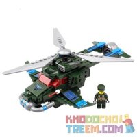 Kazi KY81001 81001  TRỰC THĂNG PHẢN CÔNG NHANH bộ đồ chơi xếp lắp ráp ghép mô hình Red Alert 3 RED ALERT 3 FLASH FREEZE AIRPLANE Báo Động Đỏ 3 251 khối