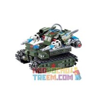 Kazi KY81002 81002  XE TĂNG PHÁT SÓNG ĐIỆN TỪ bộ đồ chơi xếp lắp ráp ghép mô hình Red Alert 3 RED ALERT 3 TTNK Báo Động Đỏ 3 262 khối