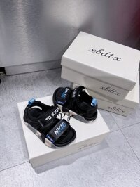 KB - Sandal NIKE đen loang xanh(21-25)