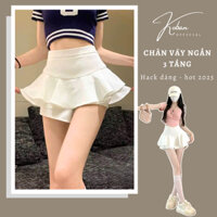 [KB26] Chân váy ngắn 2 tầng KOBAN, chân váy chữ a ngắn phong cách trẻ trung, năng động ,đi làm, đi chơi