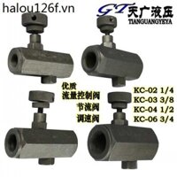 Kc-02 03 04 06 Van điều chỉnh lưu lượng thủy lực mạch dầu