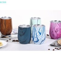 [Kc] Cốc Mate hiện đại và illa Yerba Mate Cup Lông giả bằng thép không gỉ có tường đôi [BK]