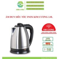 KC-IAT - ẤM ĐUN SIÊU TỐC INOX KIM CƯƠNG 2.0L - BẢO HÀNH CHÍNH HÃNG 12 THÁNG