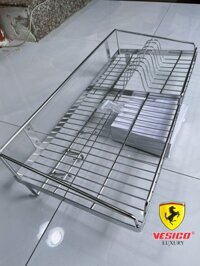 KC17 – Kệ chén 1 tầng 304 7T