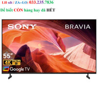 KD-55X80L - Google Tivi Sony 4K 55inch KD-55X80L (Bộ xử lý X1 4K HDR Processor, Công nghệ 4K X-Reality PRO, HDR10) km