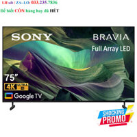 KD-75X85L - Google Tivi Sony 4K 75 inch 75X85L (Dolby Atmos & Dolby Vision, Công nghệ 4K X-Reality PRO, HDR)