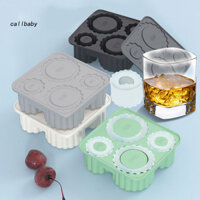 Kdcl- Khay làm đá hình trụ rỗng cho cocktail Whisky Khay làm đá viên silicon chống rò rỉ có nắp cho cốc cốc cốc dễ dàng tháo khuôn cho cocktail Whisky