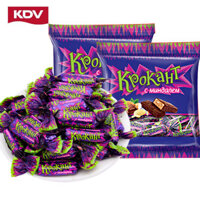 KDV nhập khẩu từ Nga kẹo tím bánh mì sô cô la hạt 500g kẹo cưới trái cây đồ ăn nhẹ năm mới