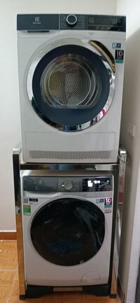 KỆ 2 TẦNG MÁY GIẶT MÁY SẤY INOX GẤP KHO HÀNG GIÁ RẺ