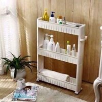 KỆ 3 TẦNG CÓ BÁNH XE TIỆN LỢI