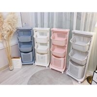kệ 3 tầng có bánh xe