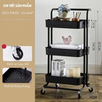 Kệ 3 tầng có bánh xe