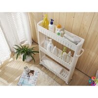 Kệ 3 tầng đa năng có bánh xe tashuan 5185