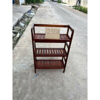Kệ 3 tầng gỗ tự nhiên 60cmx90cm, sâu 30cm