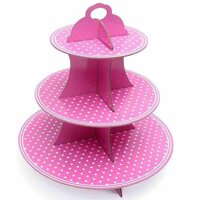 Kệ 3 tầng trang trí bánh các loại bánh cupcake bàn tiệc xinh xắn giá rẻ