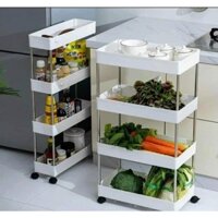 Kệ 4 tầng có bánh xe