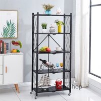 Kệ 5 Tầng Đa Năng Nhà Bếp Gấp Gọn