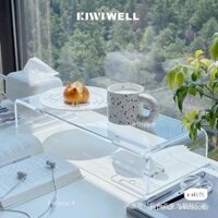 kệ acrylic trong suốt hình chữ U bàn học