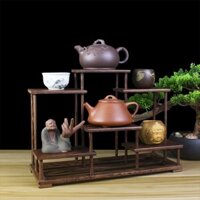 Kệ Ấm Đất Sét Màu Tím Gỗ Đặc Giá Đựng Đồ Trà Giá Đựng Trà Giá Bogu Kiểu Nhà Minh Cơ Sở Giá Trưng Bày Duobaoge