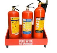 Kệ Ba Bằng Tôn Thiếc Đựng 3 Bình Chữa Cháy