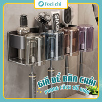 Kệ bàn chảu đánh răng để bàn  NAGO, kệ treo máy sấy tóc hút chân không, không khoan tường